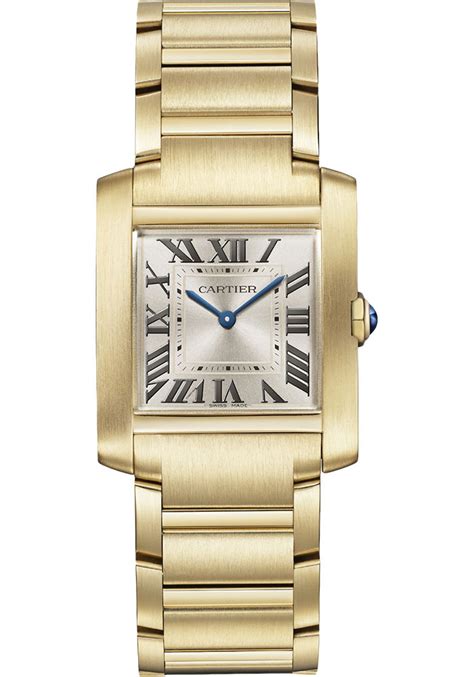 tank louis cartier yellow gold|cartier tank francaise gold price.